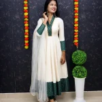 Panel Cut Kurti With Dhupatta