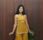 Heavy Handworked Georgette Sharara Set - Image 2