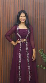 Elegant Three-Piece Party Wear Set - Image 2