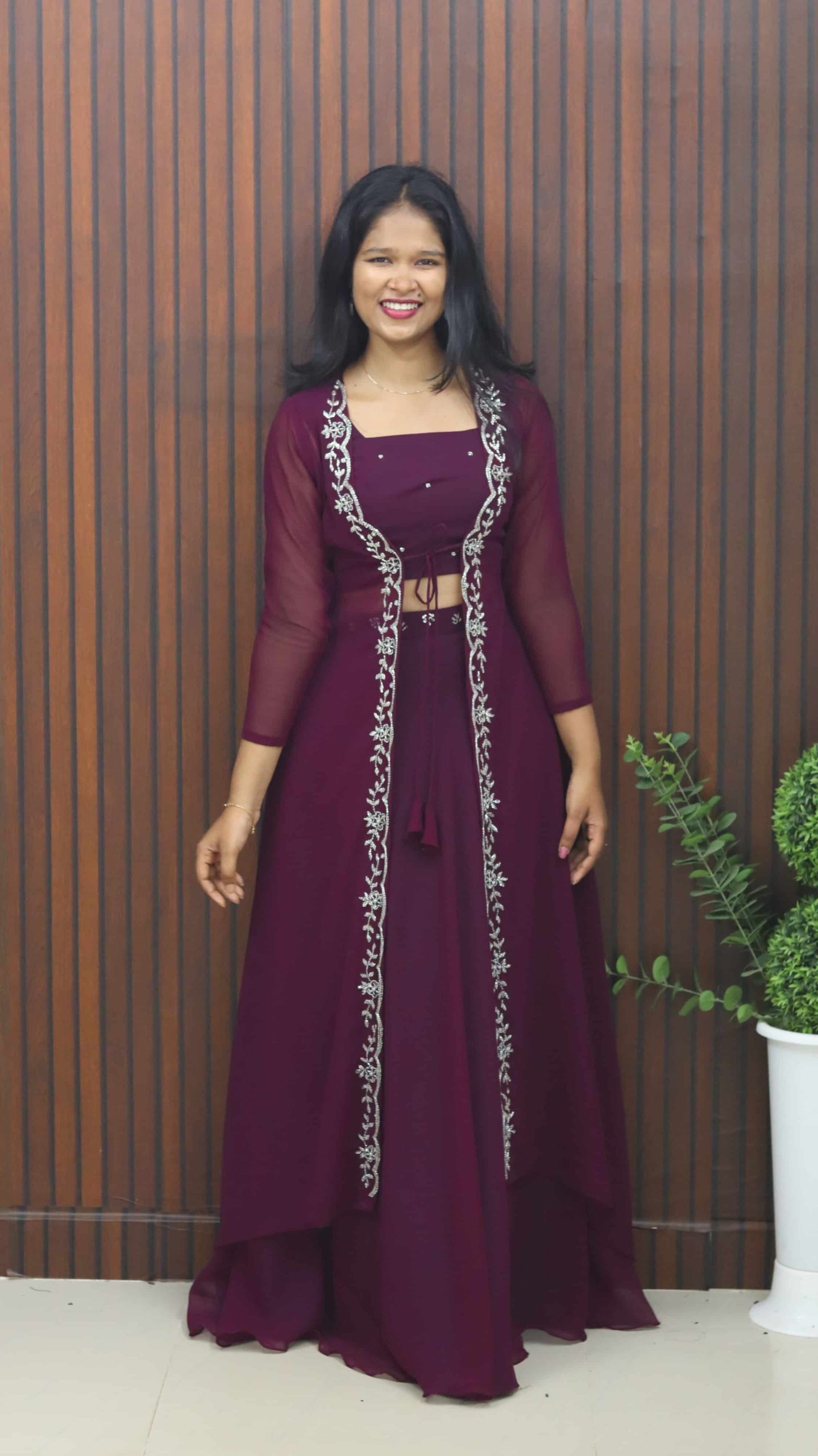 IMG_8388.jpg Elegant Three-Piece Party Wear Set - Image 1