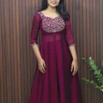 Embellished Silky Georgette Party Wear Gown
