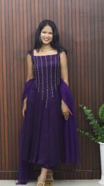 Graceful Party Wear Anarkali Set - Image 3