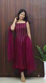 Graceful Party Wear Anarkali Set - Image 4