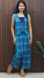 Classic Madras Check Co-Ord Set - Image 2