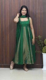 Elegant Panel Cut Top with Dupatta Set - Image 2