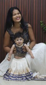 Elegant Embroidered Skirt & Top Set - Image 2