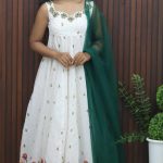 Elegant Panel Cut Top with Dupatta Set