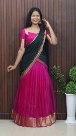 Elegant Organza Dhavani Set - Image 2