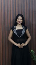 Elegant Georgette Panel Cut Three-Piece Set - Image 2