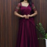 Elegant Silky Georgette Dhavani Set – Party Wear Collection