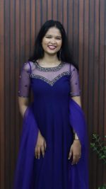 Elegant Panel Cut Kurti with Dhupatta - Image 2