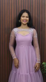 Elegant Handworked Overcoat & Flared Frock – Two-Piece Set - Image 2