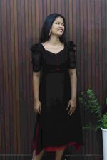 Elegant A-Line Top with Handworked Overcoat - Image 2