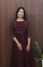 Elegant Embroidered Anarkali Dress - Image 3