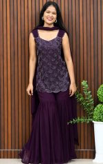 Elegant Georgette Sharara Set - Image 2