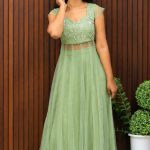 Elegant Panel Cut Top & Palazzo Set